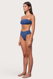 Banded Waist Bottom - Abyss Shimmer