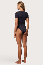 Surf Suit One Piece Swimsuit - Moonless Night