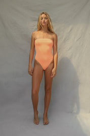 Tube One Piece Swimsuit - Sherbert