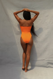 Tube One Piece Swimsuit - Tangerine