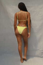 Underwire Bikini Top - Lemon Fizz Wave