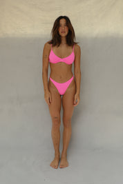 Underwire Bikini Top - Guava
