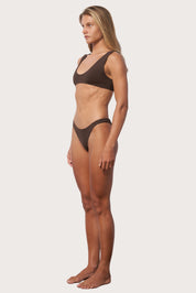 High Hip Bikini Bottom - Espresso