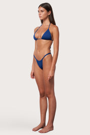 Tie Tri Bikini Top - Abyss