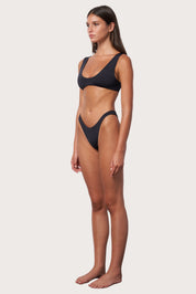 High Hip Bikini Bottom - Moonless Night