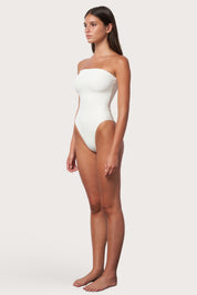 Tube One Piece Swimsuit - Meringue Wave
