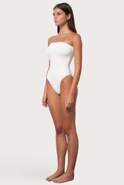 Tube One Piece Swimsuit - Meringue