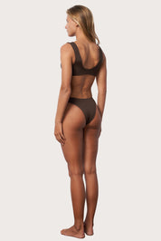 High Hip Bikini Bottom - Espresso