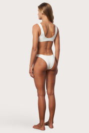 High Hip Bikini Bottom - Meringue