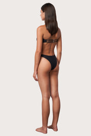 High Hip Bikini Bottom - Moonless Night Wave