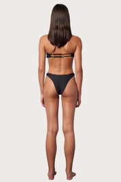 High Hip Bikini Bottom - Moonless Night Wave