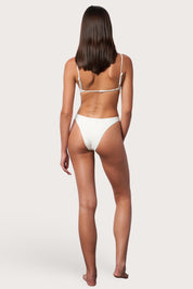 High Hip Bikini Bottom - Meringue Wave