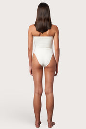 Tube One Piece Swimsuit - Meringue Wave