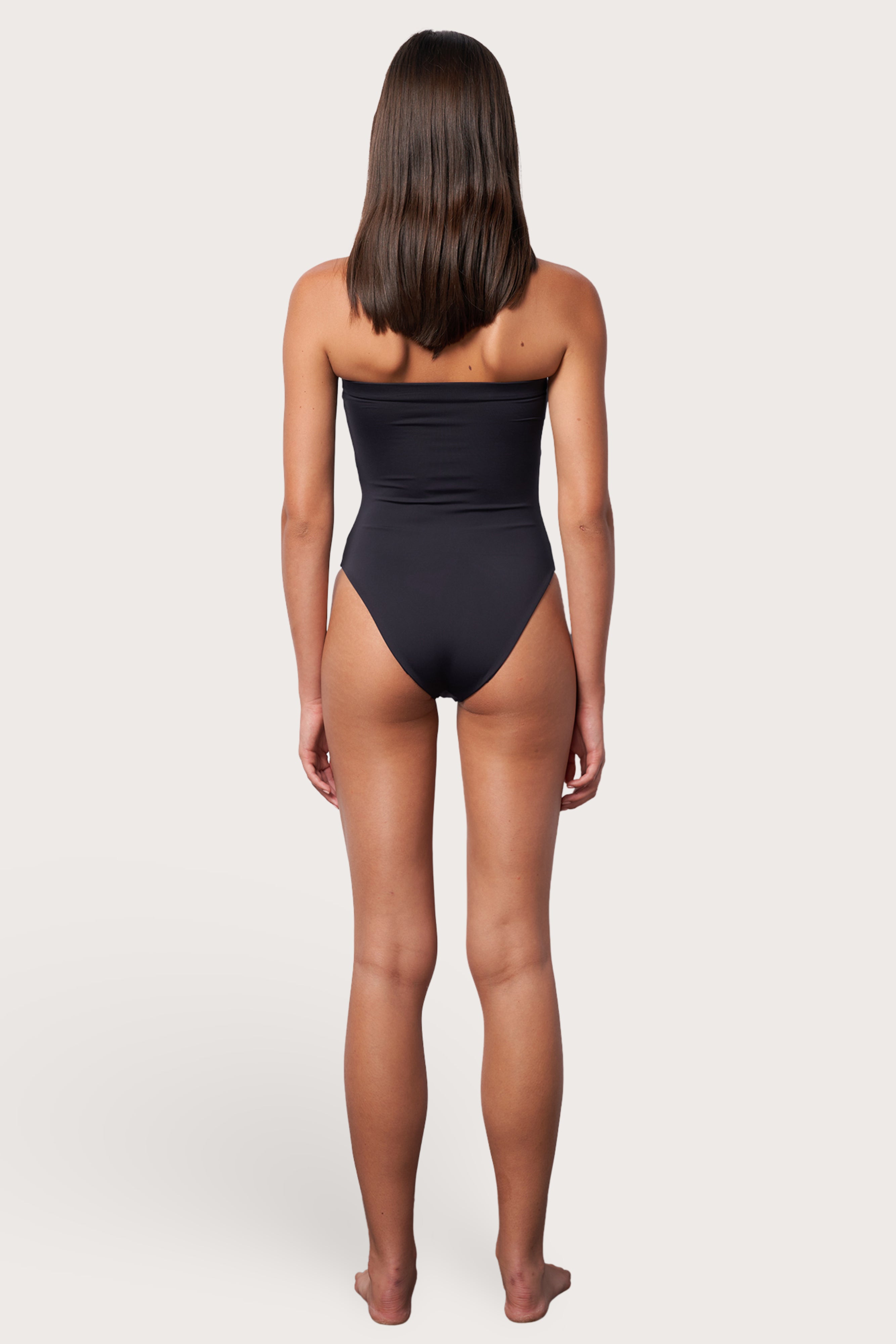 Tube One Piece Swimsuit - Moonless Night