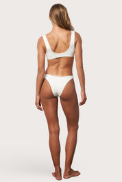High Hip Bikini Bottom - Meringue