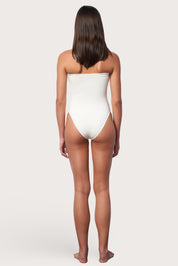 Tube One Piece Swimsuit - Meringue