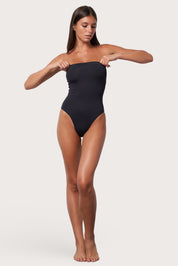 Tube One Piece Swimsuit - Moonless Night