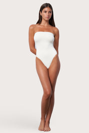 Tube One Piece Swimsuit - Meringue
