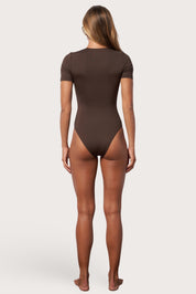 Surf Suit One Piece Swimsuit - Espresso