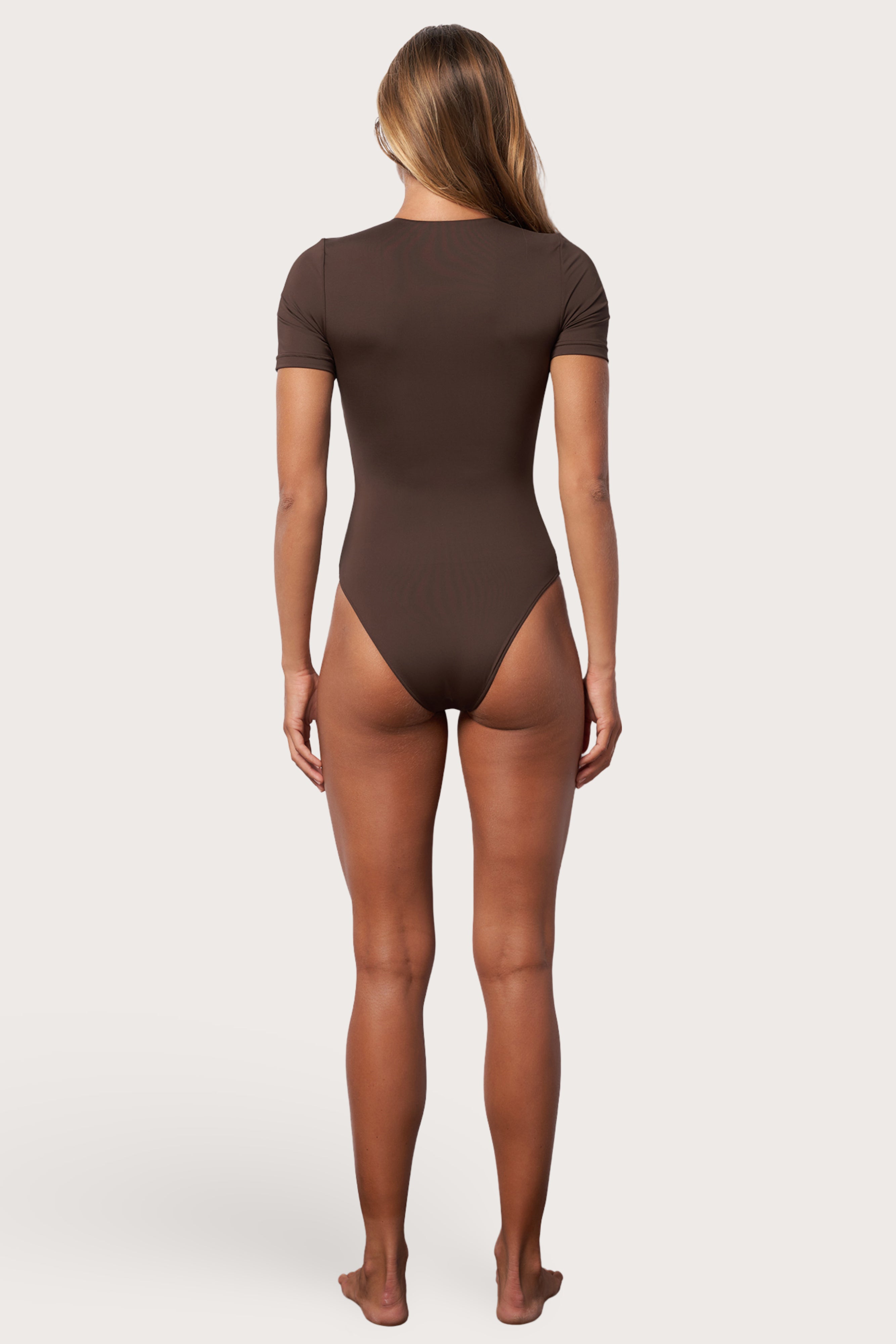 Surf Suit One Piece Swimsuit - Espresso