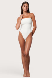 Tube One Piece Swimsuit - Meringue Wave