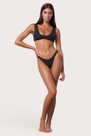 High Hip Bikini Bottom - Moonless Night