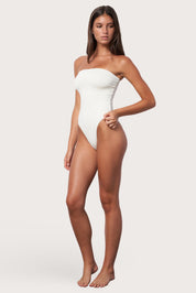 Tube One Piece Swimsuit - Meringue