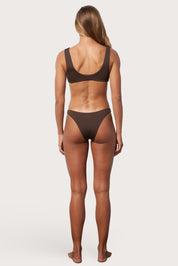 High Hip Bikini Bottom - Espresso