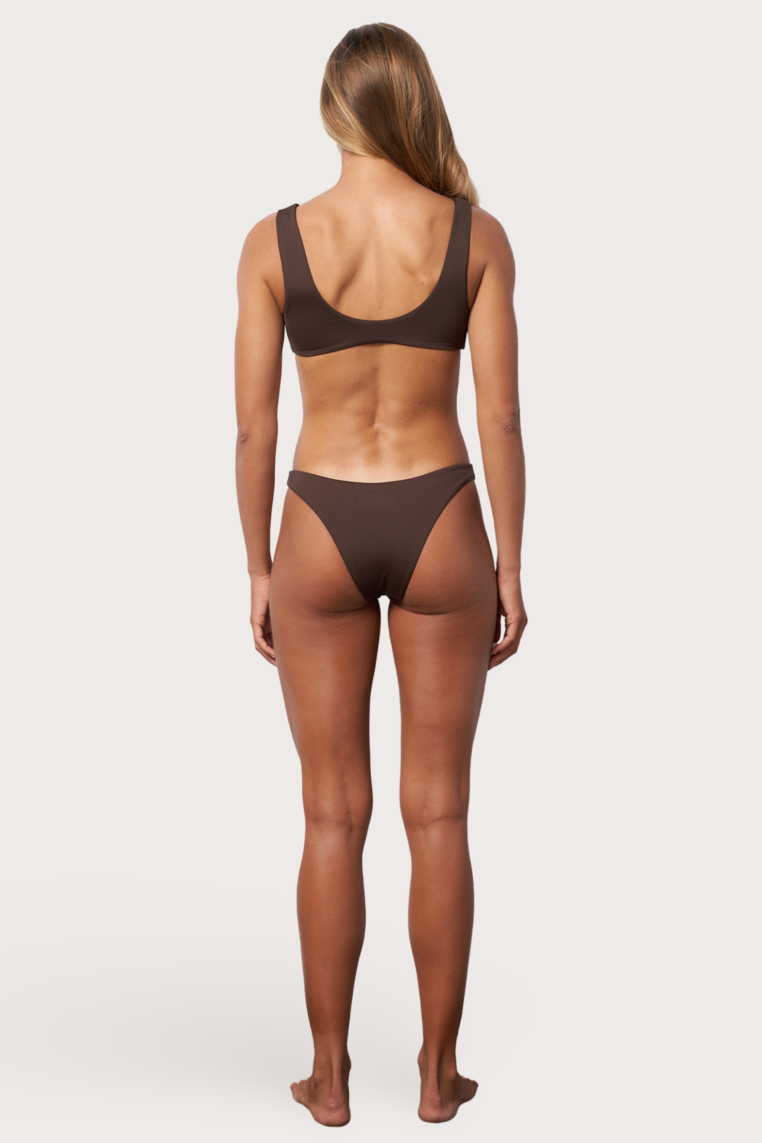 High Hip Bikini Bottom - Espresso